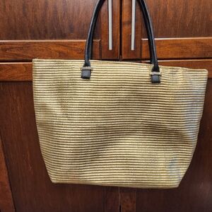 Large H&M gold tote bag